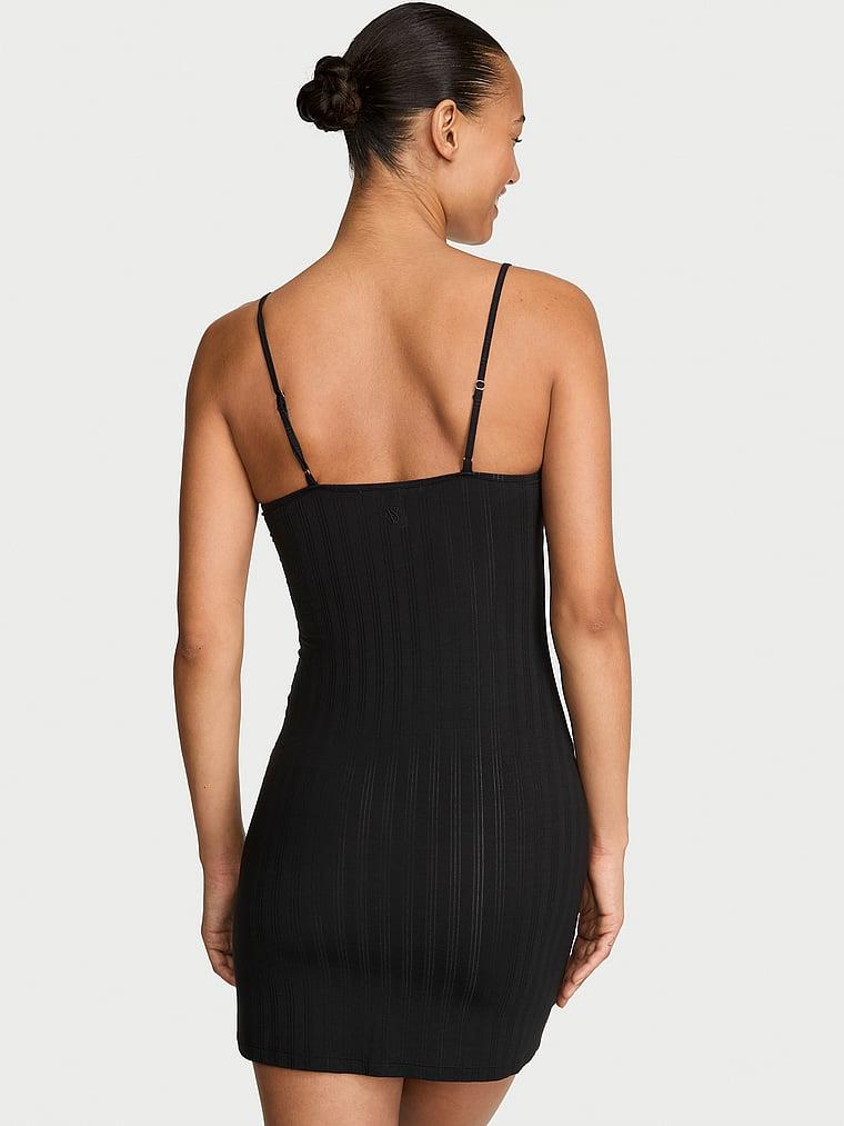 Sosoft Modal Ince Askili Mini Elbise arka görünümü
