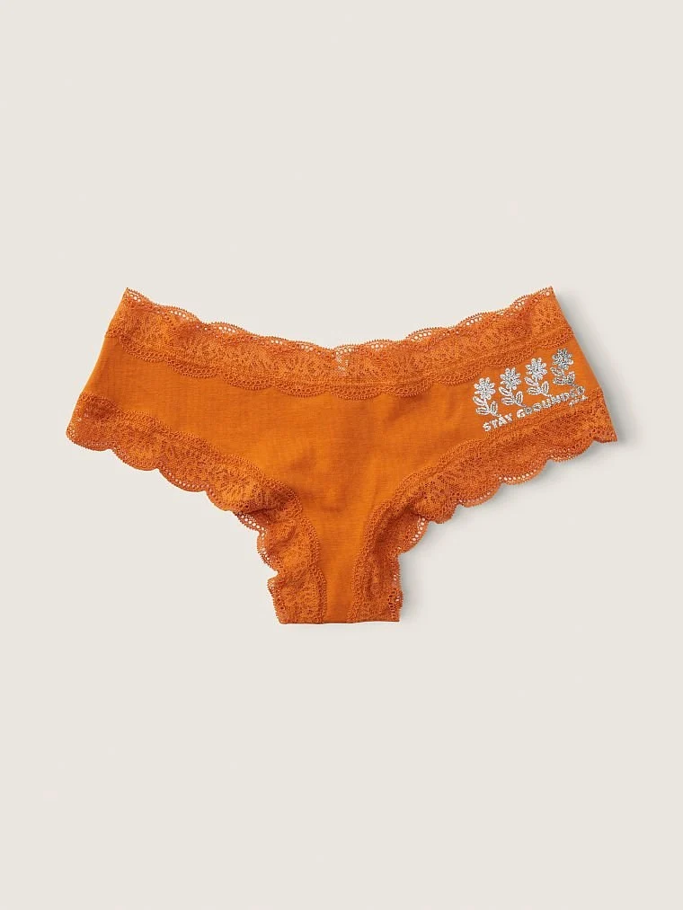 Pink Pamuk Dantel Detayli Cheekster Ic Camasiri arka görünüm