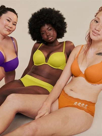 Pink Pamuk Dantel Detayli Cheekster Ic Camasiri ön görünüm