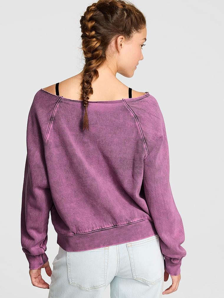 Pink Ivy Omzu Acik Sweatshirt arka görünüm