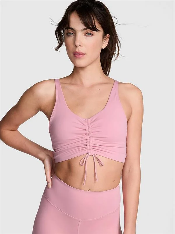Pink Relay Buzgulu Dekolteli Sporcu Sütyeni