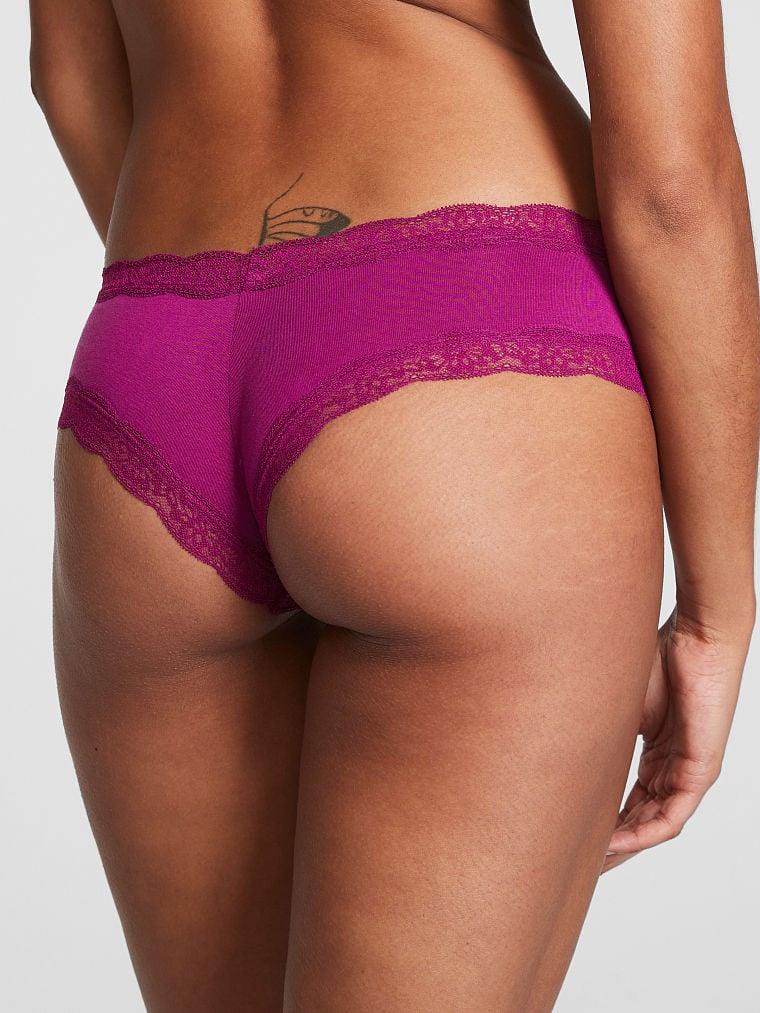 Pink Dantel Detayli Cheekster Kulot arka görünümü