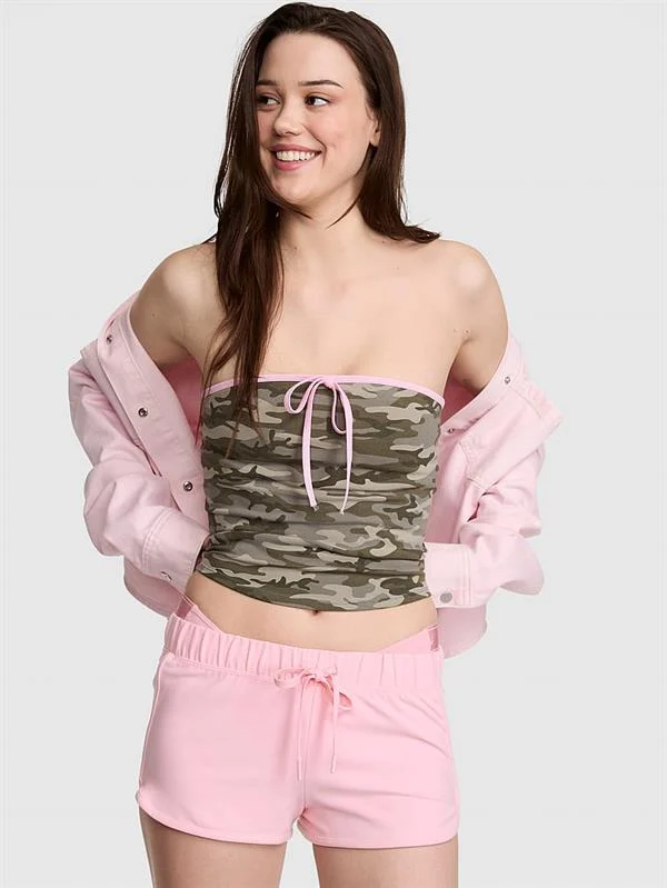 Pink Pamuklu Modal Mini Sort