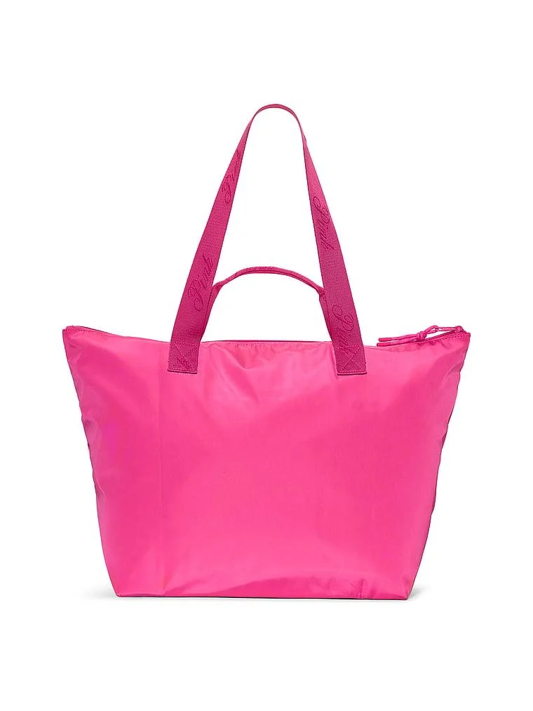 Pink Sportif Tote Çanta arka görünüm