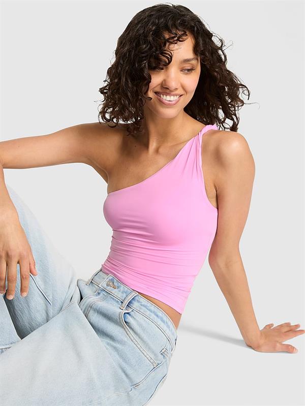 Pink Base Tek Kollu Bluz