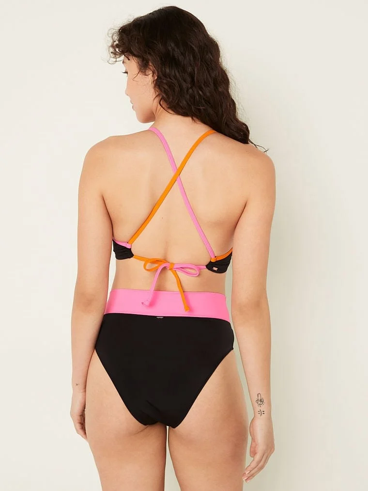 Pink Capraz Gecisli Bikini Ustu arka görünüm