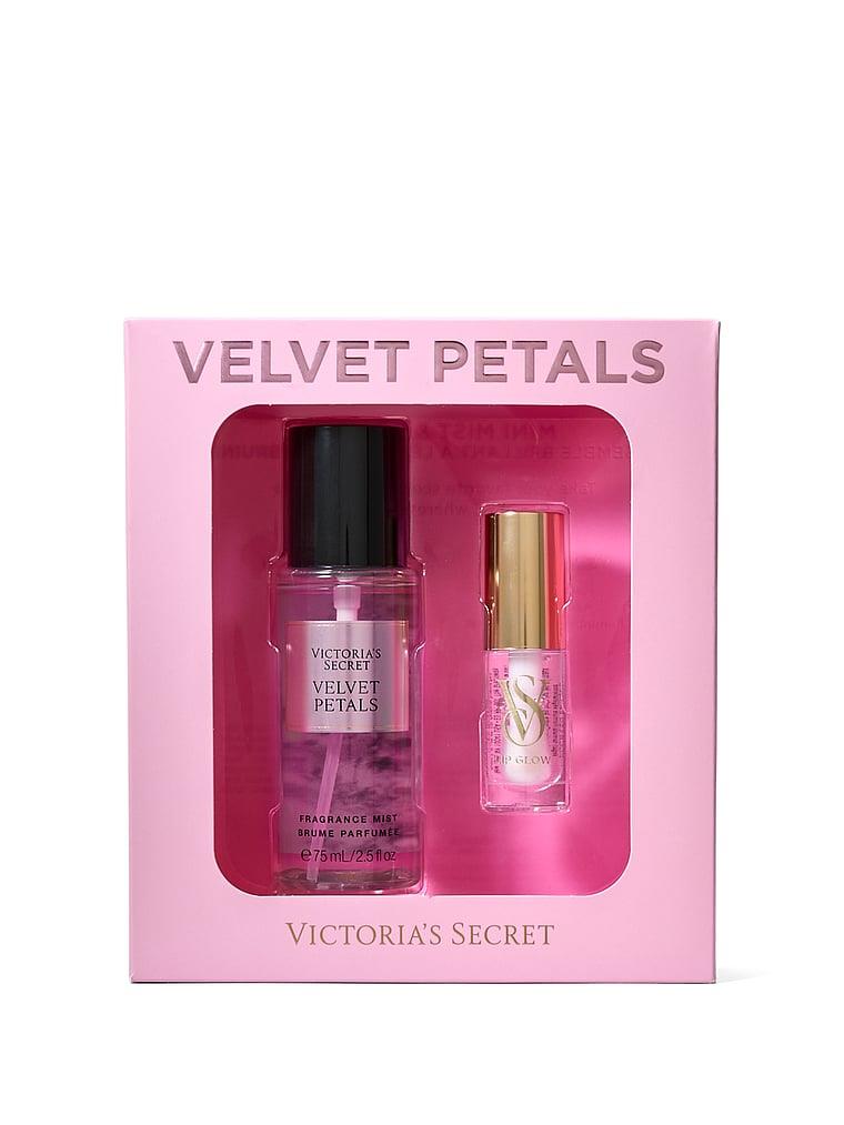 Velvet Petals Vücut Spreyi Clear Dudak Parlaticisi %E2%80%93 Ikili Hediye Seti arka görünümü