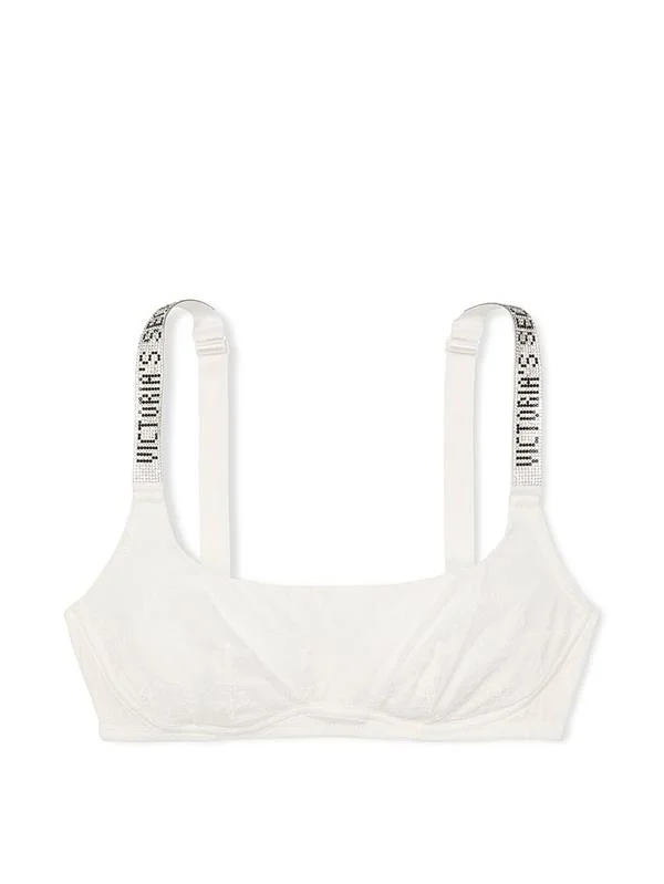 Işıltılı Askili Dantelli Scoop Bralet