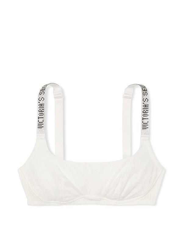 Işıltılı Askili Dantelli Scoop Bralet
