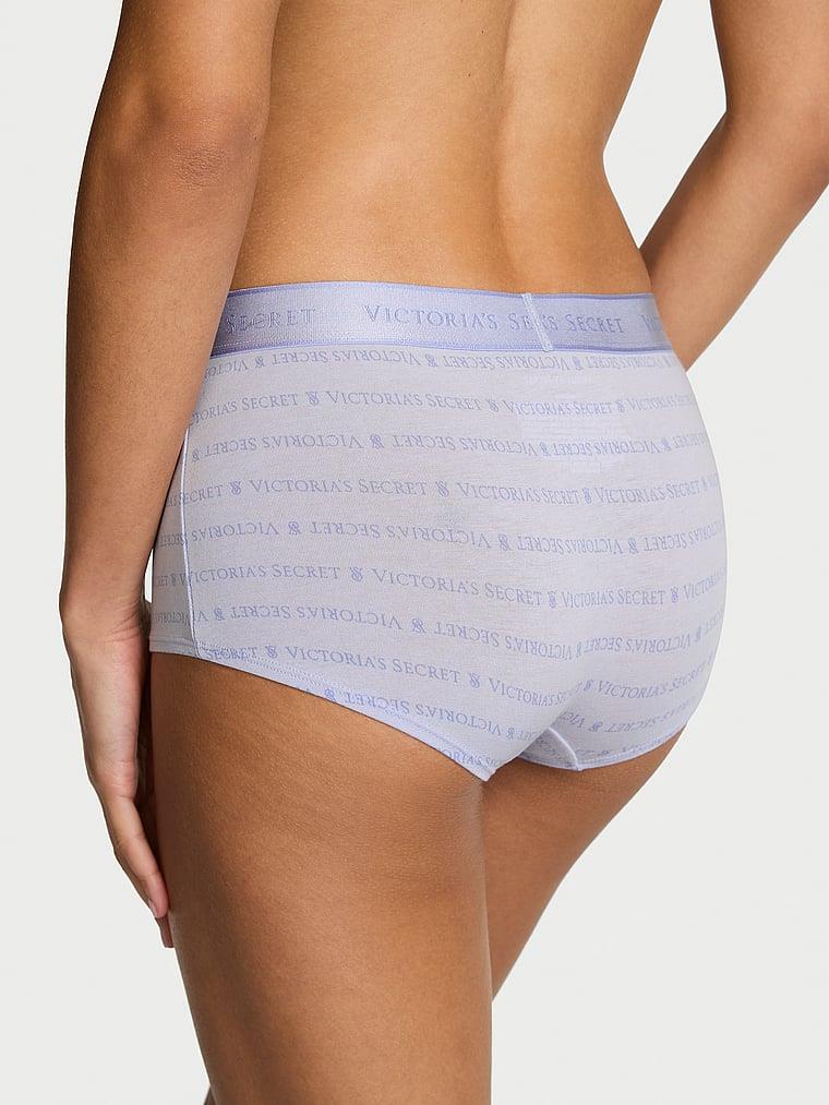 Logolu Pamuklu Boyshort Kulot arka görünümü