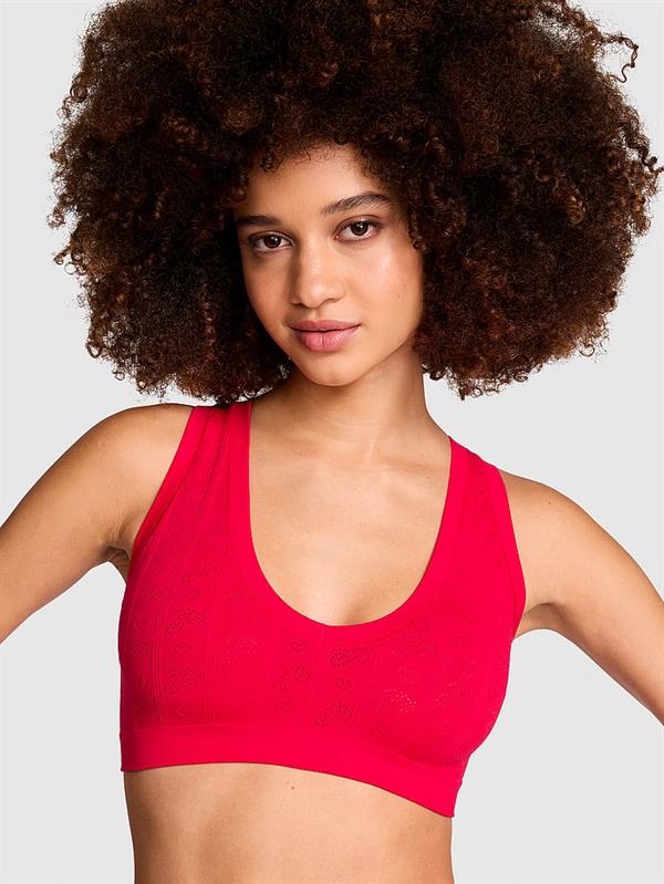 Pink Seamless Dekolteli Bralet