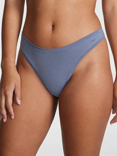 Pink Pamuklu Tanga ön görünüm