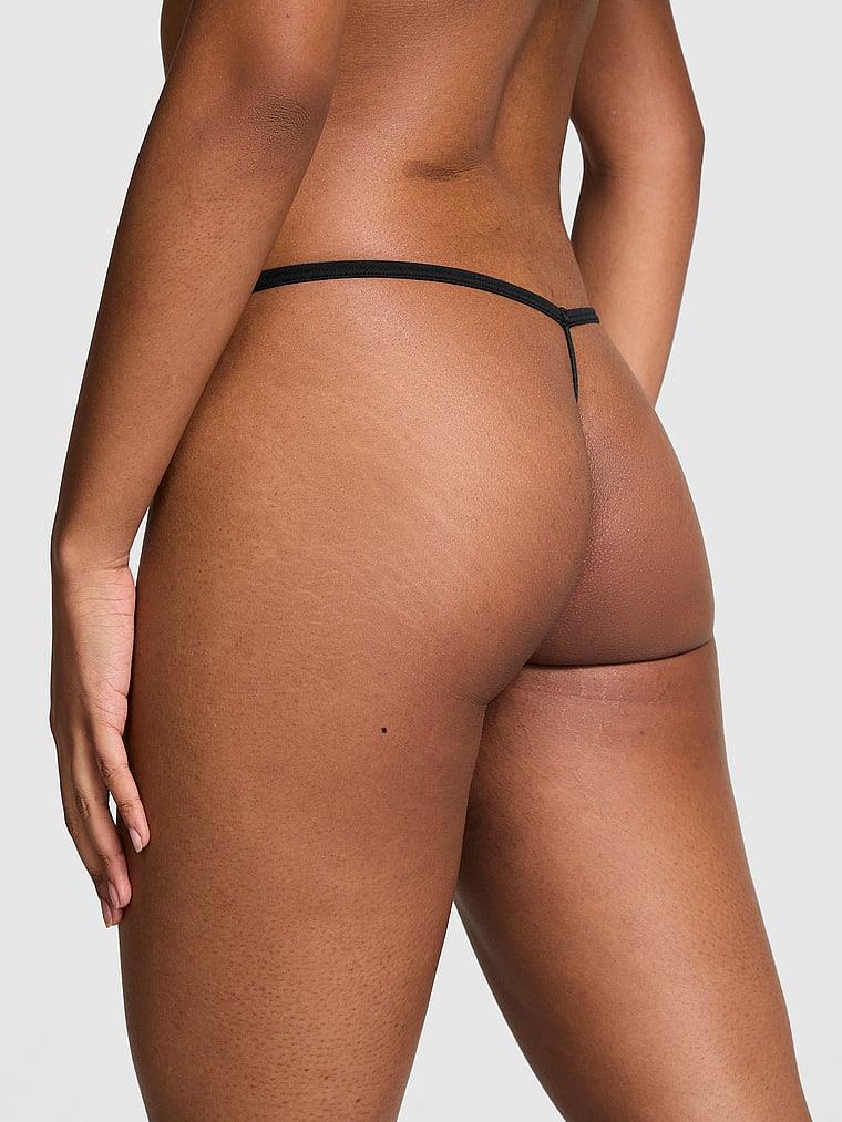 Pink Pamuklu V String Kulot arka görünümü