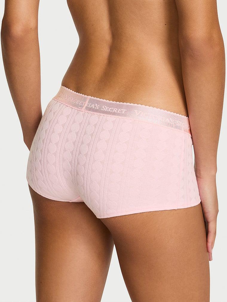 Logo Detayli Kalpli Boyshort Kulot arka görünümü