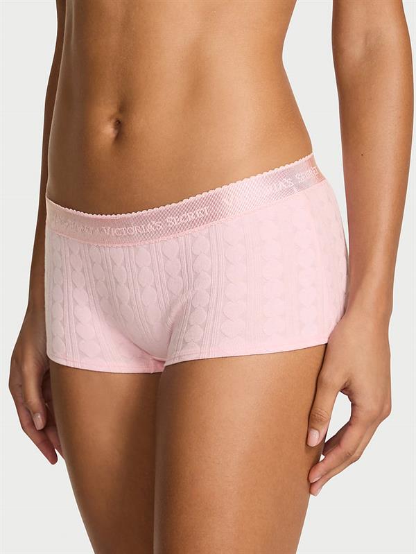 Logo Detayli Kalpli Boyshort Kulot