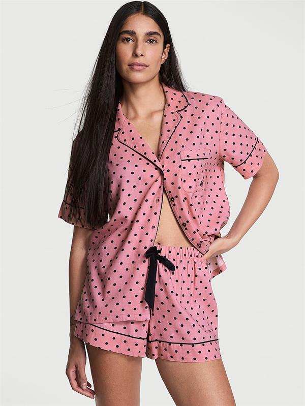 Flannel Sortlu Pijama Takimi