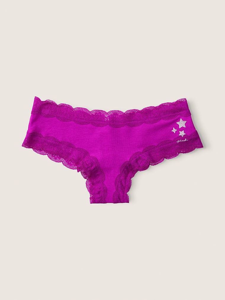 Pink Dantelli Cheekster Kulot arka görünümü