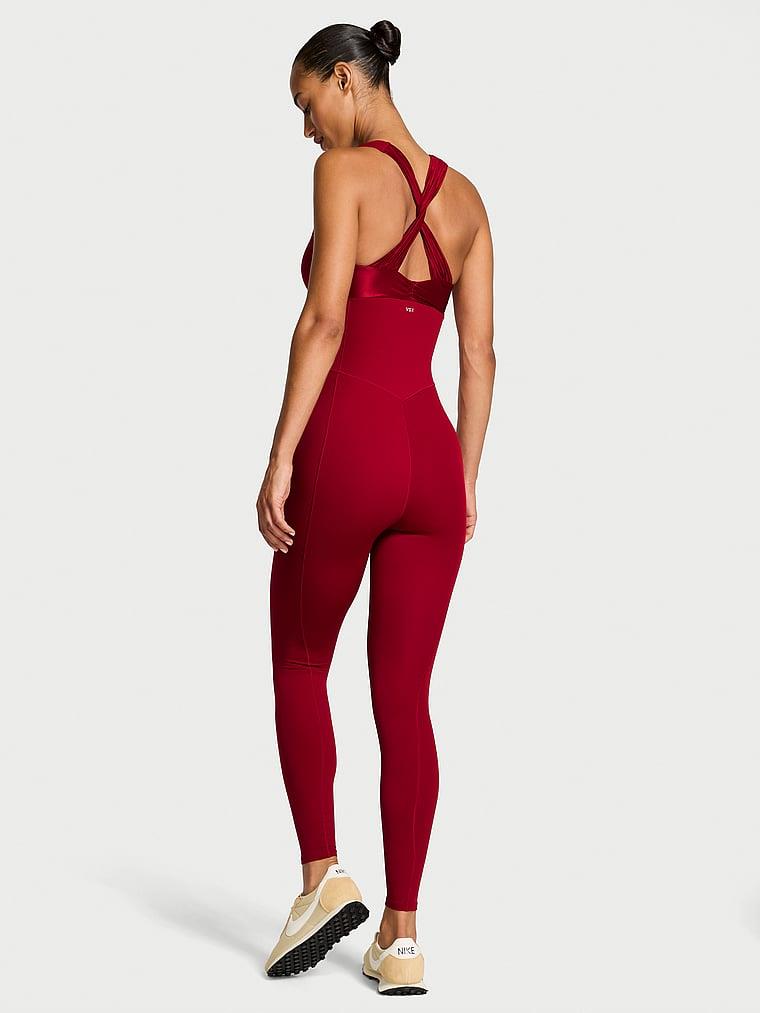 Vsx Elevate Tuxedo Işıltılı Tulum arka görünümü