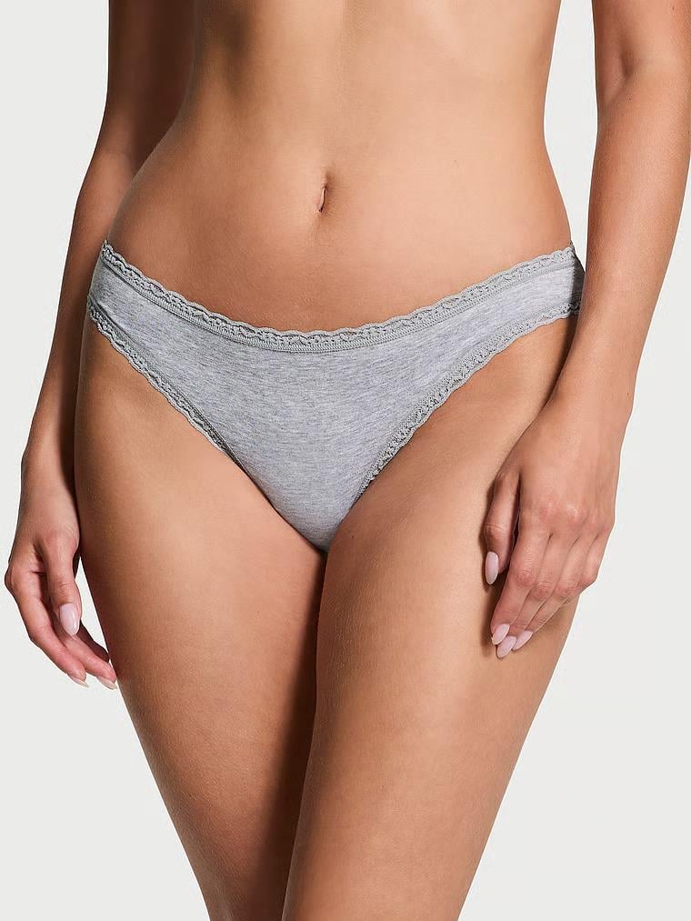 Dantelli Pamuklu Bikini Kulot arka görünüm