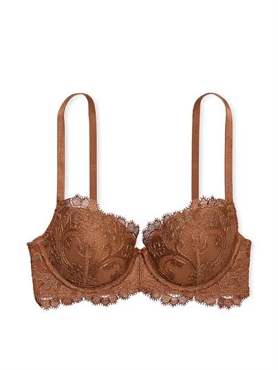 Boho Cicek Islemeli Hafif Destekli Demi Sütyen