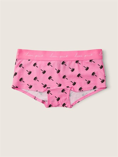Pink Logolu Boyshort Kulot