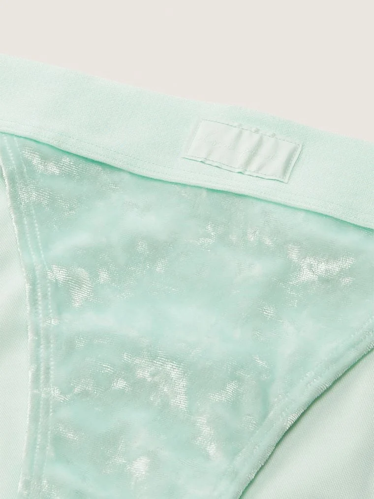 Pink Kadife Bikini Kulot arka görünüm