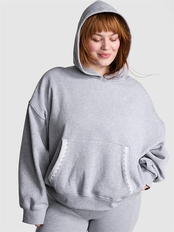 Pink Ivy Kampus Kapusonlu Sweatshirt ön görünüm
