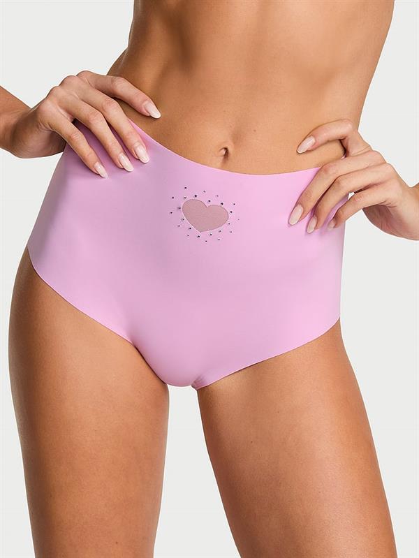 Lazer Kesim Kalp Detayli Brief Kulot