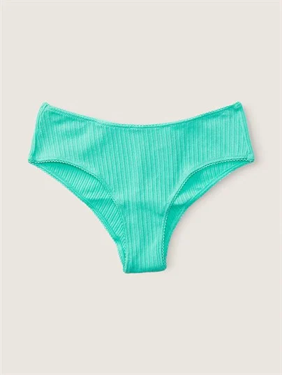Victorias S Secret Pink Pamuklu Cheekster Kulot ön görünüm