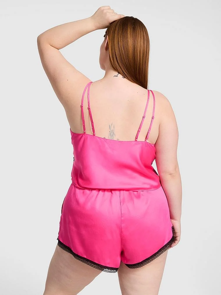 Pink Wink Dantel Detayli Atlet Ve Sort Takimi arka görünüm