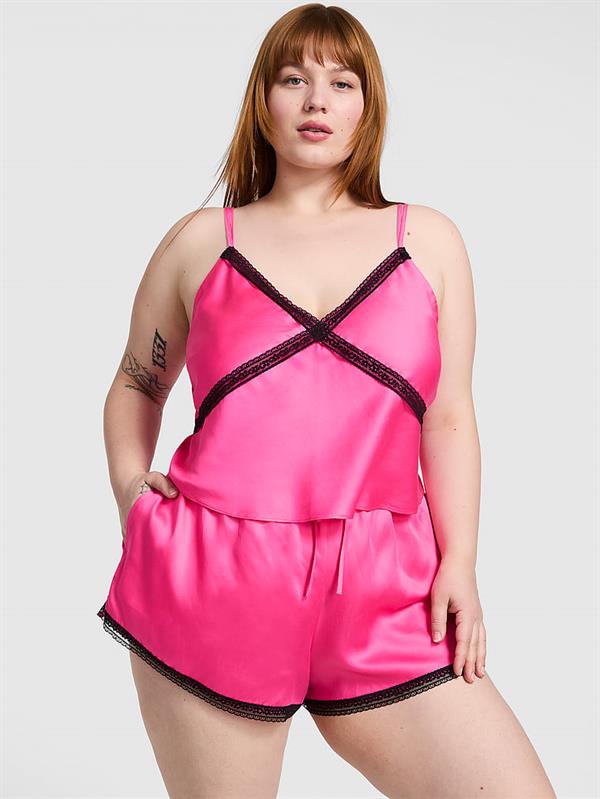 Pink Wink Dantel Detayli Atlet Ve Sort Takimi