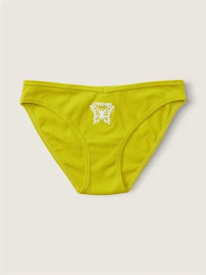 Pink Pamuklu Bikini Kulot ön görünüm