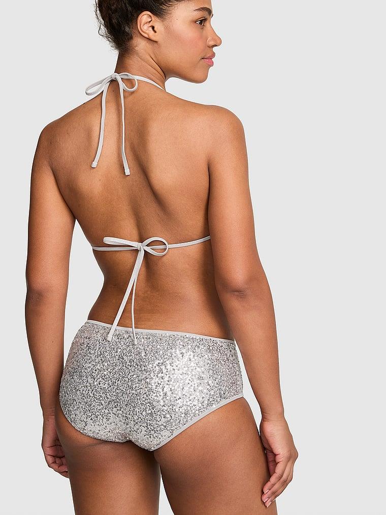 Pink Düşük Bel Boyshort Bikini Alti arka görünümü