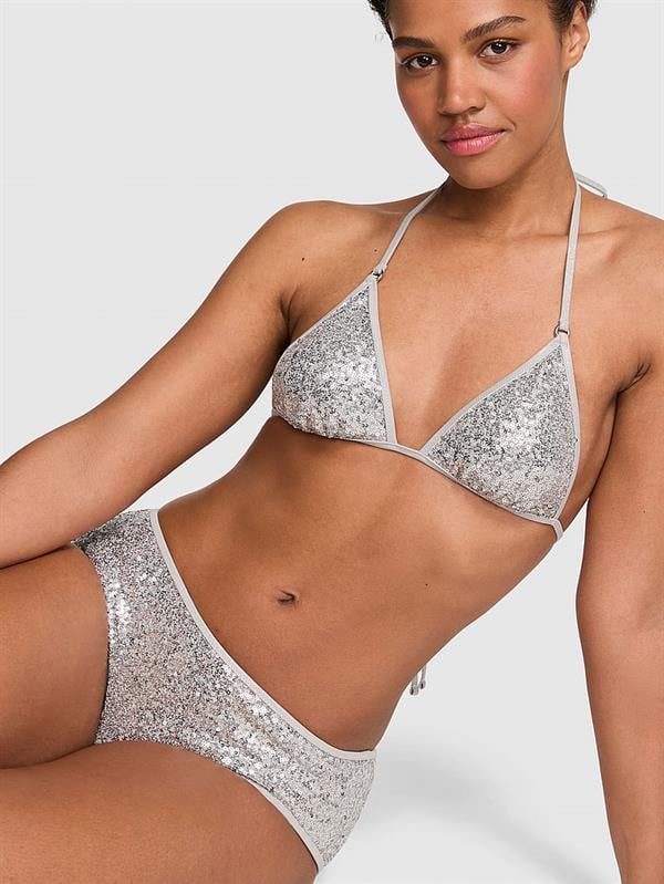 Pink Düşük Bel Boyshort Bikini Alti