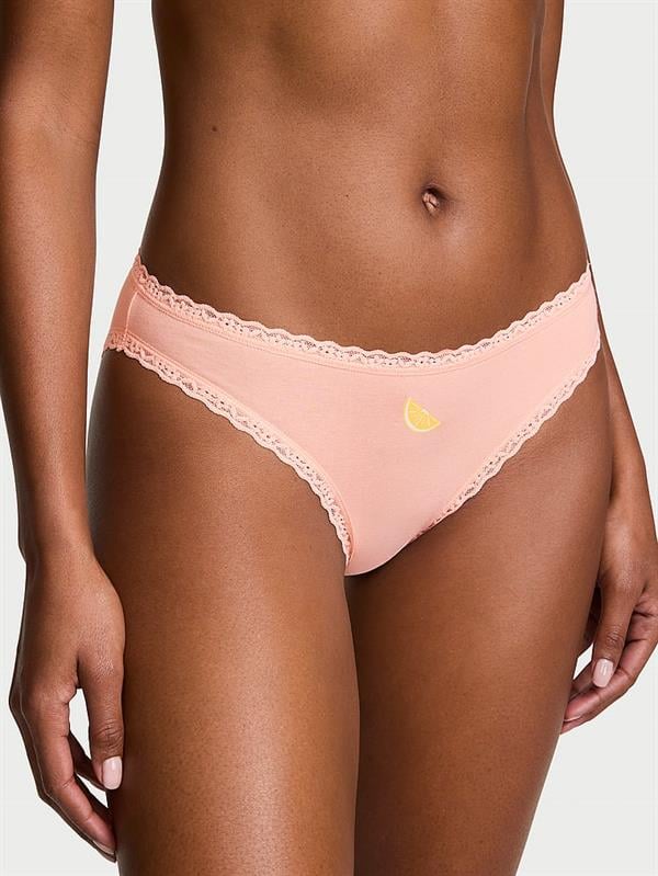 Dantelli Pamuklu Bikini Kulot ön görünüm