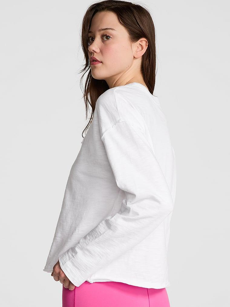 Pink Ince Lounge Crew Sweatshirt arka görünümü