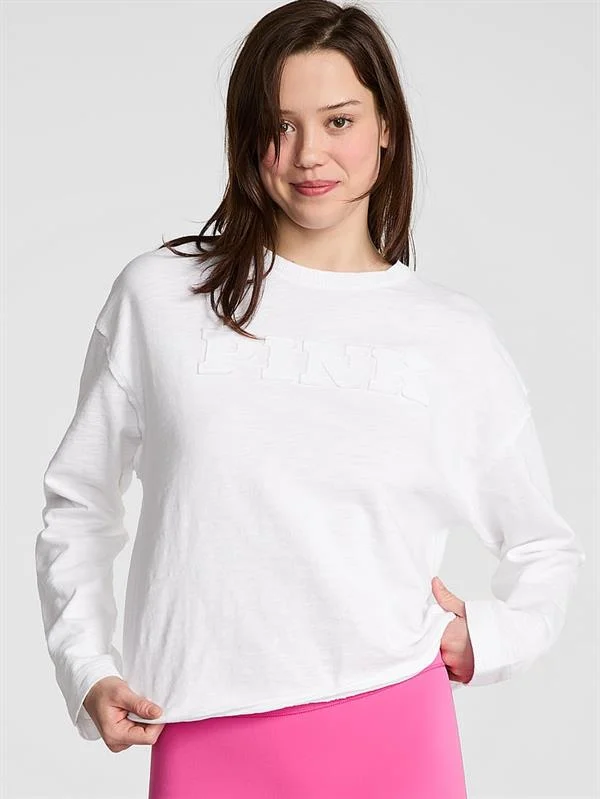 Pink Ince Lounge Crew Sweatshirt ön görünüm
