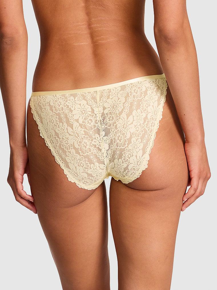 Pink Dantelli Bikini Kulotu arka görünümü