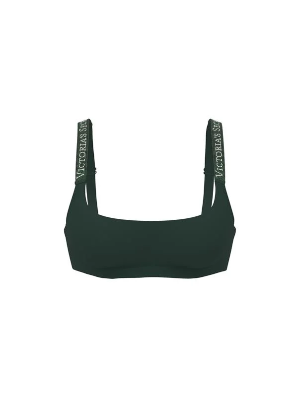 Işıltılı Askili Scoop Bralet