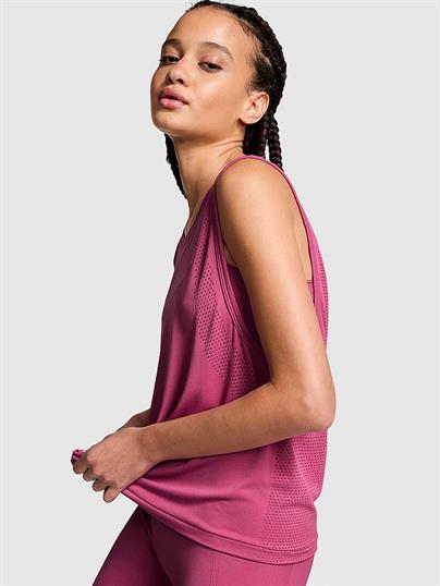 Pink Seamless Dokumlu Atlet