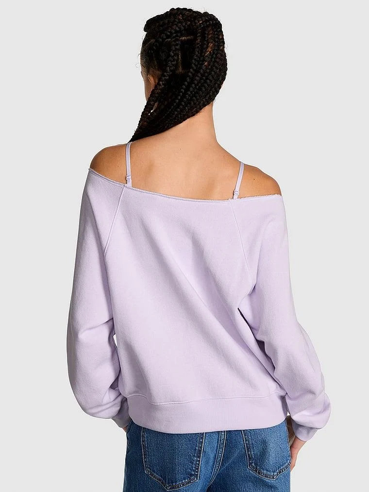 Pink Ivy Omzu Acik Sweatshirt arka görünüm