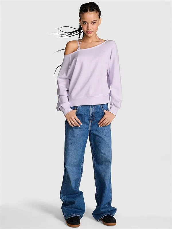 Pink Ivy Omzu Acik Sweatshirt