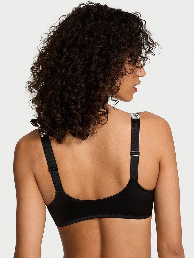 Işıltılı Askili Scoop Bralet arka görünümü