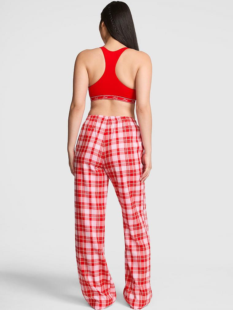 Pink Flanel Pijama Alti arka görünüm