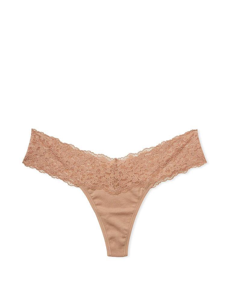 Beli Dantelli Pamuklu Tanga arka görünümü