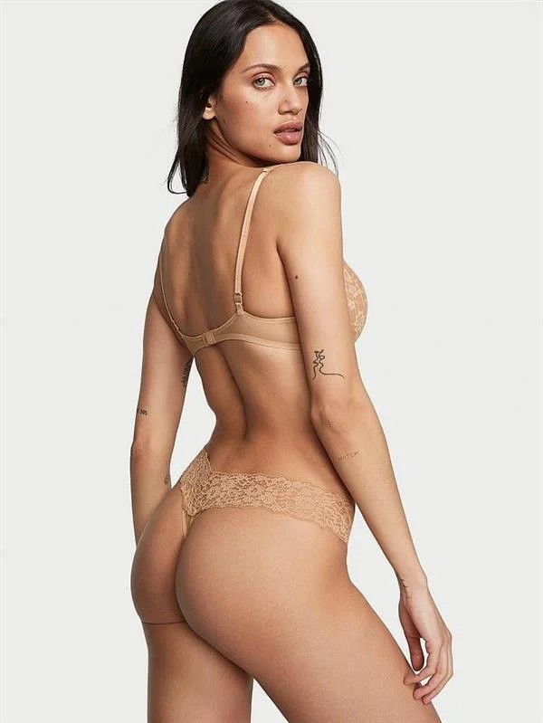 Beli Dantelli Pamuklu Tanga