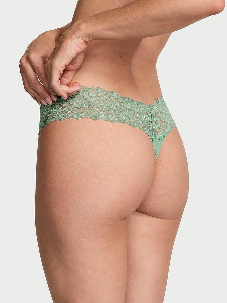 Beli Dantelli Pamuklu Tanga arka görünüm