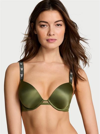 Işıltılı Askili Push Up Sütyen