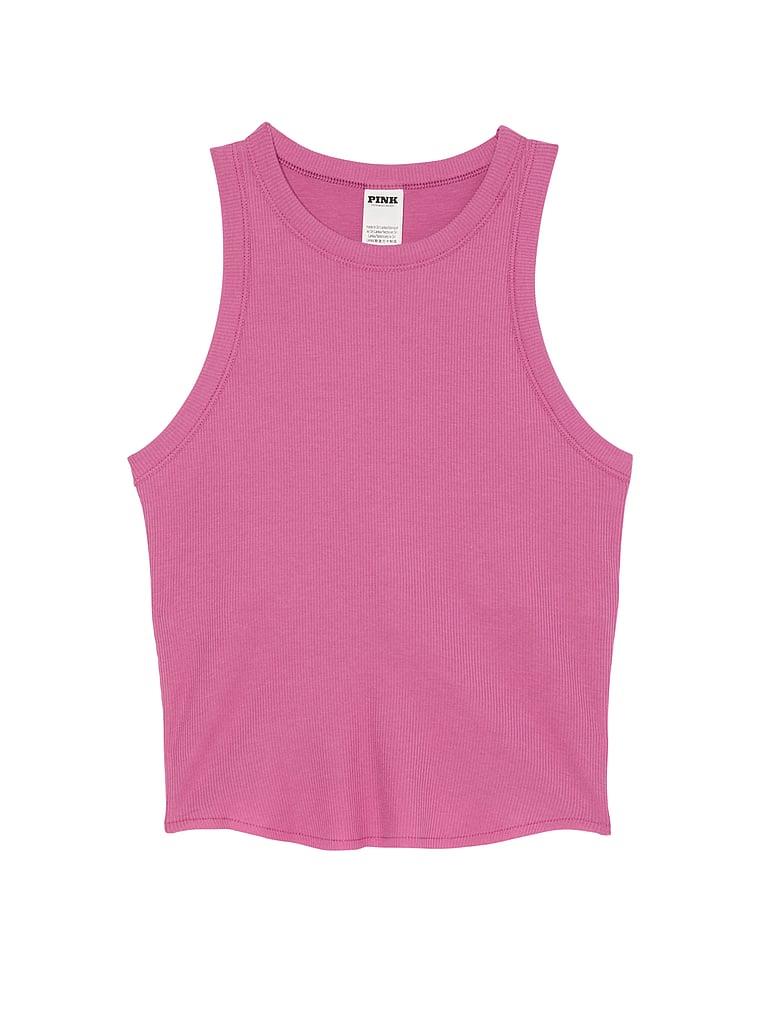 Pink Dik Yaka Fitilli Atlet arka görünümü