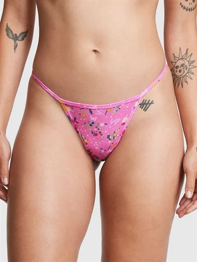 Victorias S Secret Pink Pamuklu V String Kulot